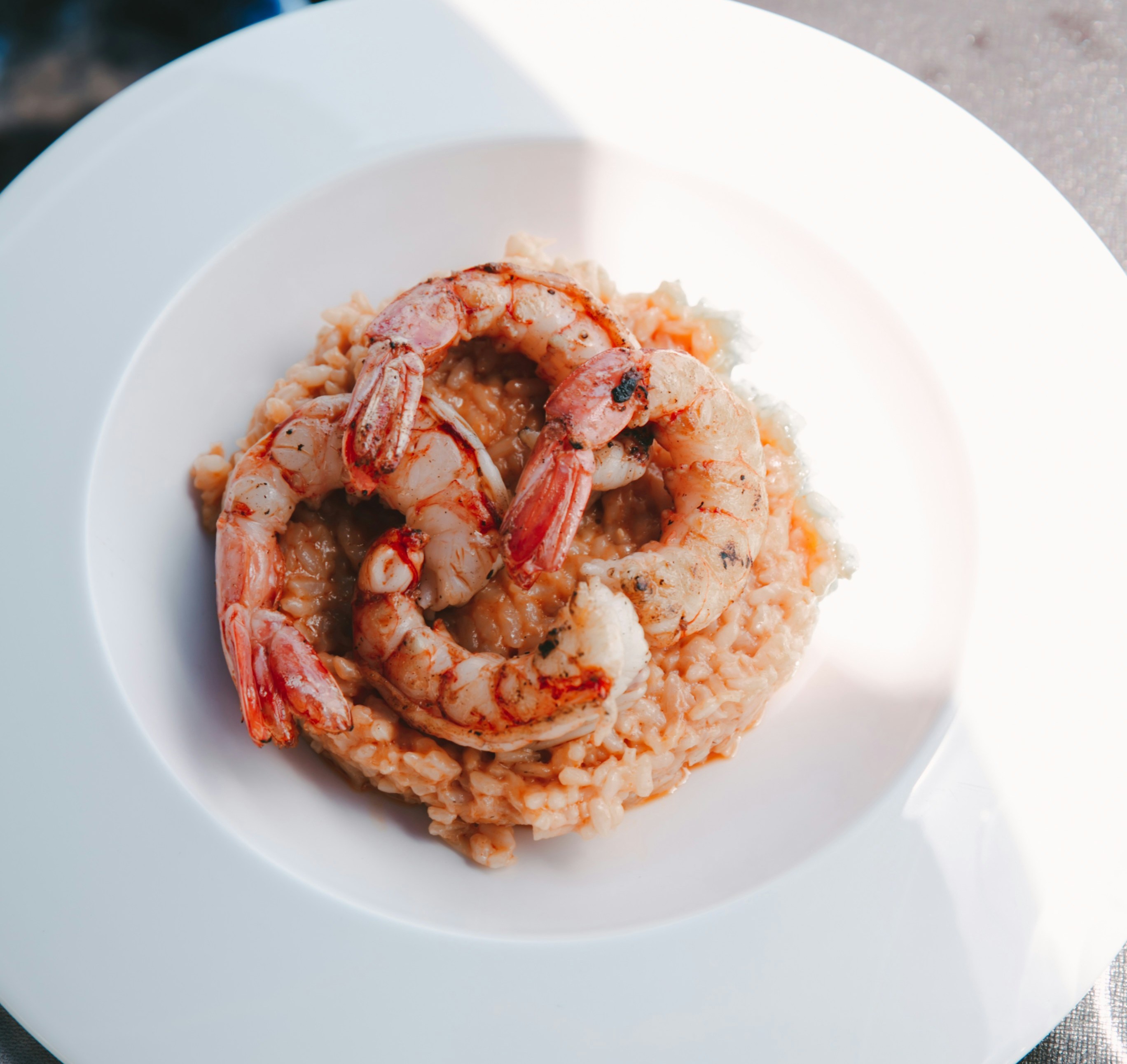 Risotto gambas et Saint-Jacques