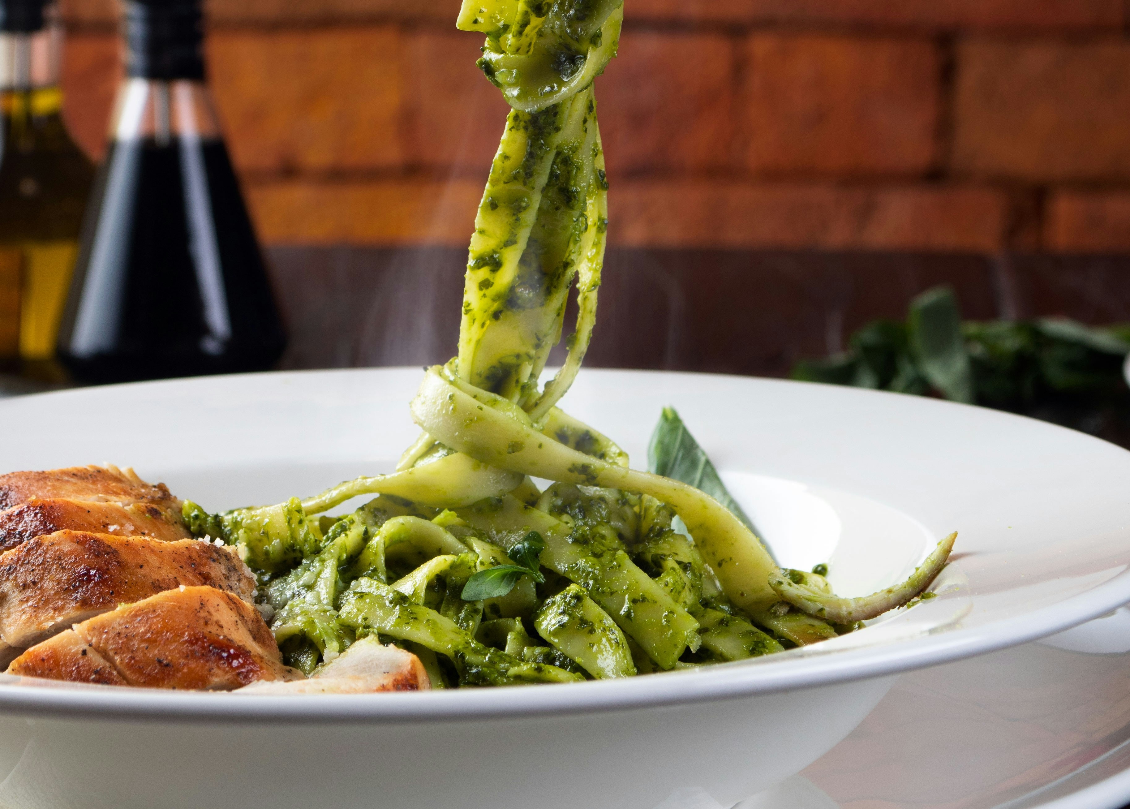 Tagliatelles au pesto